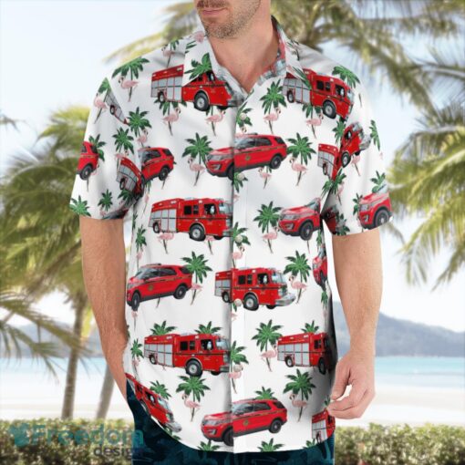 Port Moody Fire Rescue, British Columbia Hawaiian Shirt Beach Summer Shirt Product Photo 3