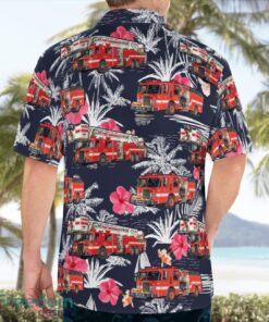 Port Washington (WI) Fire Department Hawaiian Shirt Beach Summer Shirt Product Photo 2