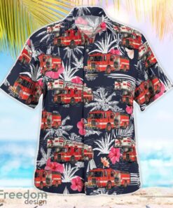 Port Washington (WI) Fire Department Hawaiian Shirt Beach Summer Shirt Product Photo 3