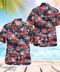 Port Washington (WI) Fire Department Hawaiian Shirt Beach Summer Shirt Product Photo 1