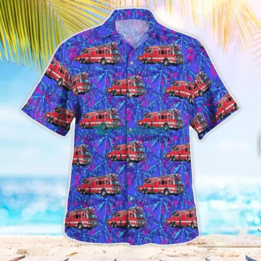 Portland Fire & Rescue, Oregon Fire Truck Hawaiian Shirt Gift For Summer Vacation Product Photo 2