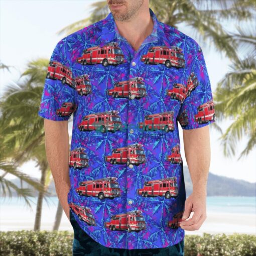 Portland Fire & Rescue, Oregon Fire Truck Hawaiian Shirt Gift For Summer Vacation Product Photo 3