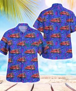 Portland Fire & Rescue, Oregon Fire Truck Hawaiian Shirt Gift For Summer Vacation