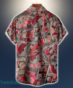 Portland Trail Blazers Logo All Printed 3D Hawaiian Shirt For Fans NBA Hawaiian Shirt Product Photo 2