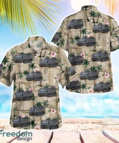 Portuguese Army M113 Armored Personnel Carrier Beach Hawaiian Shirt Product Photo 1