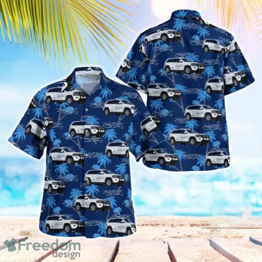 Powell County Sheriff's Office Montana Summer Hawaiian Shirt Product Photo 1