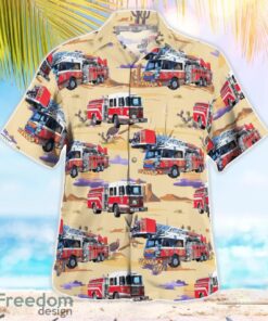 Prescott Valley, Arizona, Central Arizona Fire & Medical Authority (CAFMA) Station 50 Hawaiian Shirt Men Women Beach Shirt Product Photo 2