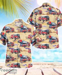 Prescott Valley, Arizona, Central Arizona Fire & Medical Authority (CAFMA) Station 50 Hawaiian Shirt Men Women Beach Shirt