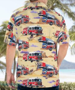 Prescott Valley, Arizona, Central Arizona Fire & Medical Authority (CAFMA) Station 50 Hawaiian Shirt Men Women Beach Shirt Product Photo 4