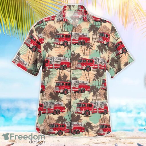 Providence Fire Department Providence, Rhode Island Summer Hawaiian Shirt Product Photo 3