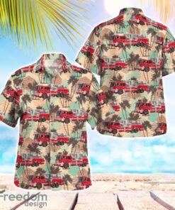 Providence Fire Department Providence, Rhode Island Summer Hawaiian Shirt