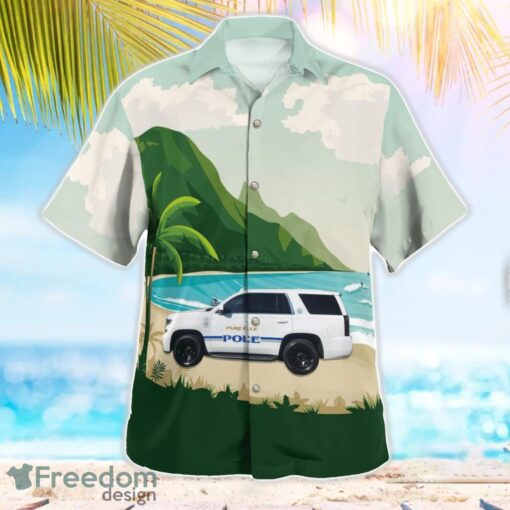 Purcellville Police Department Purcellville, Virginia Summer Hawaiian Shirt Product Photo 3