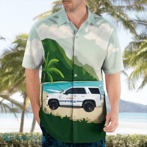 Purcellville Police Department Purcellville, Virginia Summer Hawaiian Shirt Product Photo 4