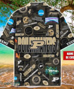 Purdue Boilermakers Logo Hawaiian Shirt For Fans Trending Beach Shirt Custom Name Product Photo 2