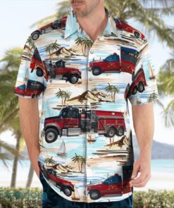 Putnam County Fire Department Hawaiian Shirt Beach Summer Gift Product Photo 3