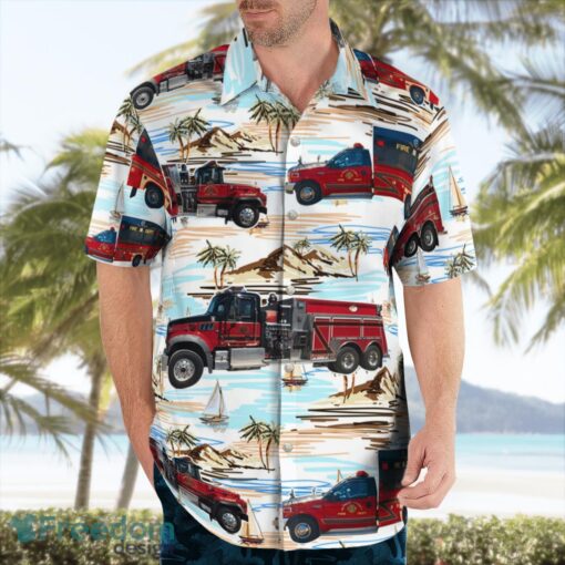 Putnam County Fire Department Hawaiian Shirt Beach Summer Gift Product Photo 3