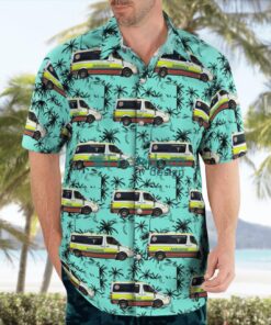 Queensland Ambulance Service QAS Mercedes-Benz Sprinter Hawaiian Shirt Gift For Summer Vacation Product Photo 3