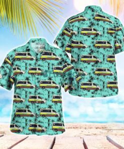 Queensland Ambulance Service QAS Mercedes-Benz Sprinter Hawaiian Shirt Gift For Summer Vacation