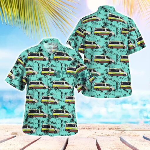 Queensland Ambulance Service QAS Mercedes-Benz Sprinter Hawaiian Shirt Gift For Summer Vacation Product Photo 1