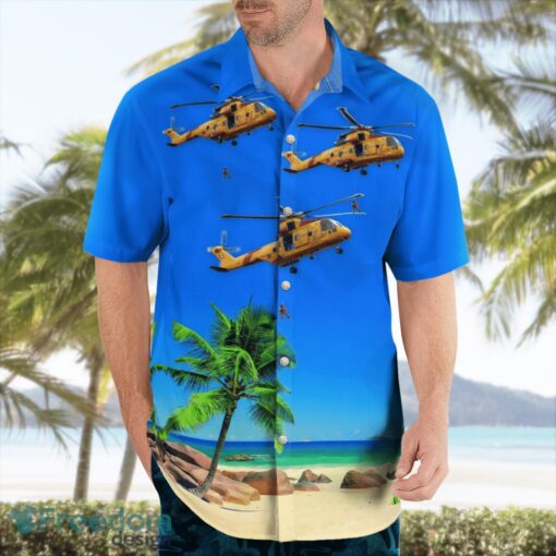 RCAF AgustaWestland CH-149 Cormorant SAR Hawaiian Shirt Men Women Beach Shirt Product Photo 4