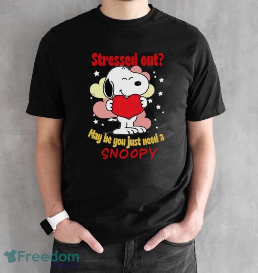 Red Cross Snoopy T-Shirt May You Just Need A Snoopy - Black Unisex T-Shirt