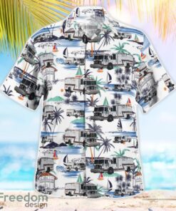 Reisterstown Volunteer Fire Company, Maryland Hawaiian Shirt Beach Summer Shirt Product Photo 3