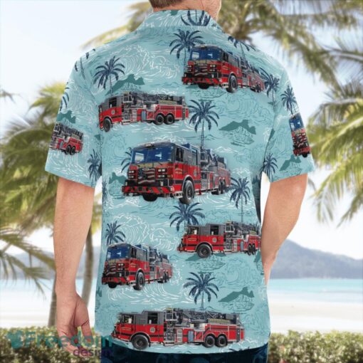 Rensselaer Fire Department, Indiana Beach Hawaiian Shirt Gift For Summer Holiday Product Photo 2