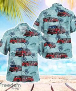 Rensselaer Fire Department, Indiana Beach Hawaiian Shirt Gift For Summer Holiday Product Photo 1