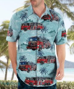 Rensselaer Fire Department, Indiana Beach Hawaiian Shirt Gift For Summer Holiday Product Photo 4