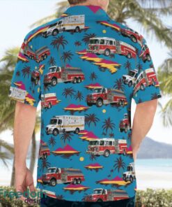 Riva, Anne Arundel County, Maryland, Riva Volunteer Fire Company 3 Beach Hawaiian Shirt Product Photo 2