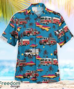 Riva, Anne Arundel County, Maryland, Riva Volunteer Fire Company 3 Beach Hawaiian Shirt Product Photo 3