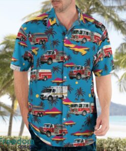 Riva, Anne Arundel County, Maryland, Riva Volunteer Fire Company 3 Beach Hawaiian Shirt Product Photo 4