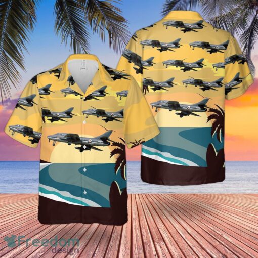 RN Hawker Hunter GA.11 Summer Hawaiian Shirt Product Photo 1