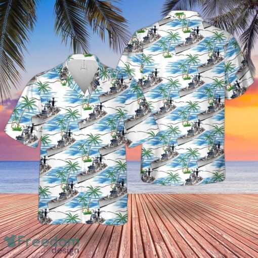 RN Sheffield Class Type 42 Destroyer Summer Hawaiian Shirt Product Photo 1