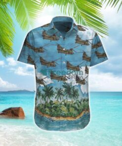 RNLAF Koninklijke Luchtmacht Boeing CH-47D Chinook (414) Hawaiian Shirt Gift For Summer Vacation