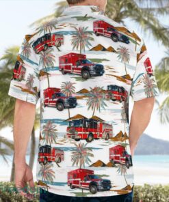 Rochester, Massachusetts, Rochester Fire Department Beach Hawaiian Shirt Product Photo 2