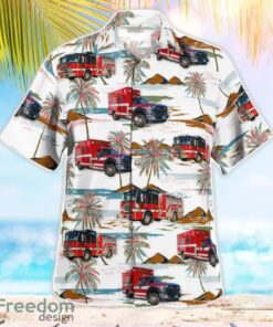 Rochester, Massachusetts, Rochester Fire Department Beach Hawaiian Shirt Product Photo 3