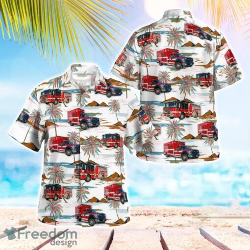 Rochester, Massachusetts, Rochester Fire Department Beach Hawaiian Shirt Product Photo 1