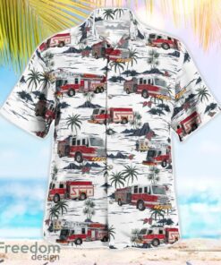 Round Rock Fire Department Hawaiian Shirt Beach Summer Shirt Product Photo 3