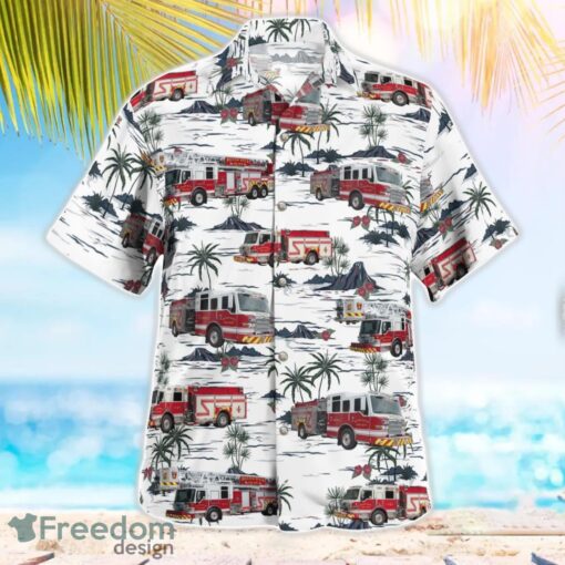 Round Rock Fire Department Hawaiian Shirt Beach Summer Shirt Product Photo 3