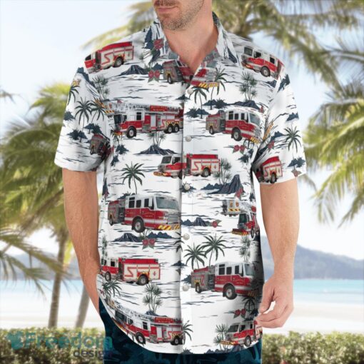 Round Rock Fire Department Hawaiian Shirt Beach Summer Shirt Product Photo 4