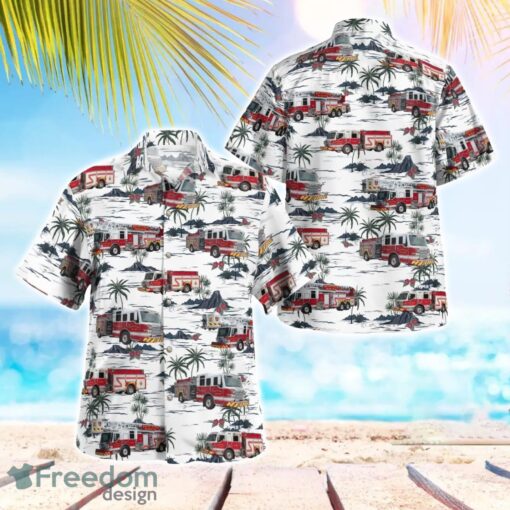 Round Rock Fire Department Hawaiian Shirt Beach Summer Shirt Product Photo 1