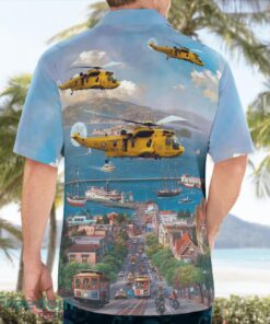 Royal Air Force Westland Sea King Air-Sea Rescue Helicopter Hawaiian Shirt Men Women Beach Shirt Product Photo 2