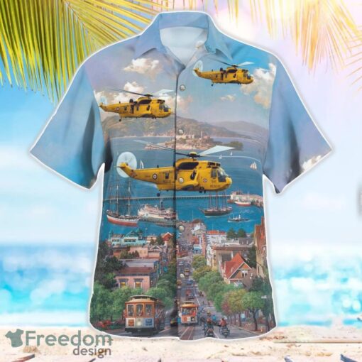 Royal Air Force Westland Sea King Air-Sea Rescue Helicopter Hawaiian Shirt Men Women Beach Shirt Product Photo 3