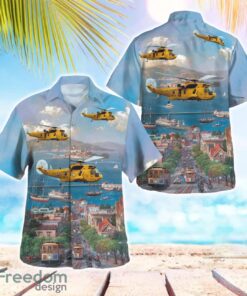 Royal Air Force Westland Sea King Air-Sea Rescue Helicopter Hawaiian Shirt Men Women Beach Shirt