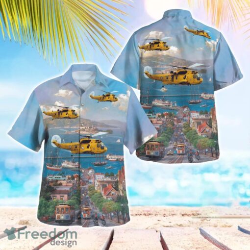 Royal Air Force Westland Sea King Air-Sea Rescue Helicopter Hawaiian Shirt Men Women Beach Shirt Product Photo 1