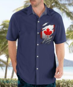 Royal Canadian Navy RCN HMCS Saskatchewan (DDE 262) Mackenzie-class destroyer Summer Hawaiian Shirt Product Photo 4