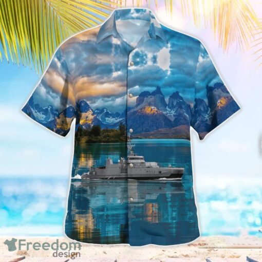 Royal Norwegian Navy HNoMS Rauma (M352) Beach Hawaiian Shirt Gift For Summer Holiday Product Photo 3