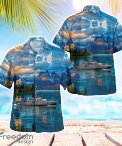 Royal Norwegian Navy HNoMS Rauma (M352) Beach Hawaiian Shirt Gift For Summer Holiday Product Photo 1