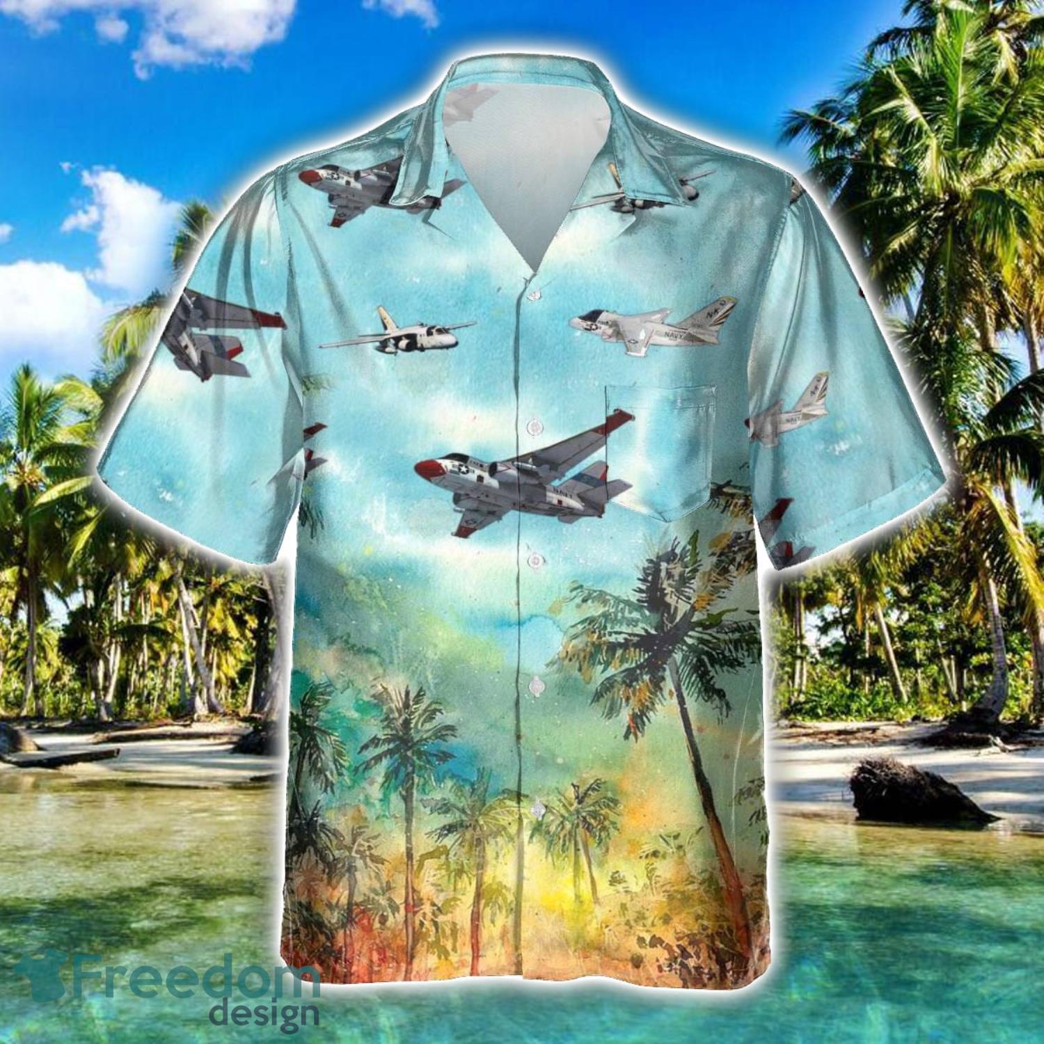 S 3 Viking S3 Aircraft Summer Hawaiian Shirt Veteran Shirt For Men And Women image S-3 Viking S3 Aircraft Summer Hawaiian Shirt Veteran Shirt For Men And Women Product Photo 1